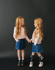 Dark Wash Denim Skirt