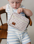 Tan Gingham Mini Fanny Pack