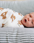 Teddy Bear Swaddle Blanket