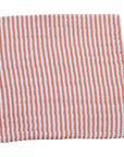 Pink Stripes Muslin Burp Cloth