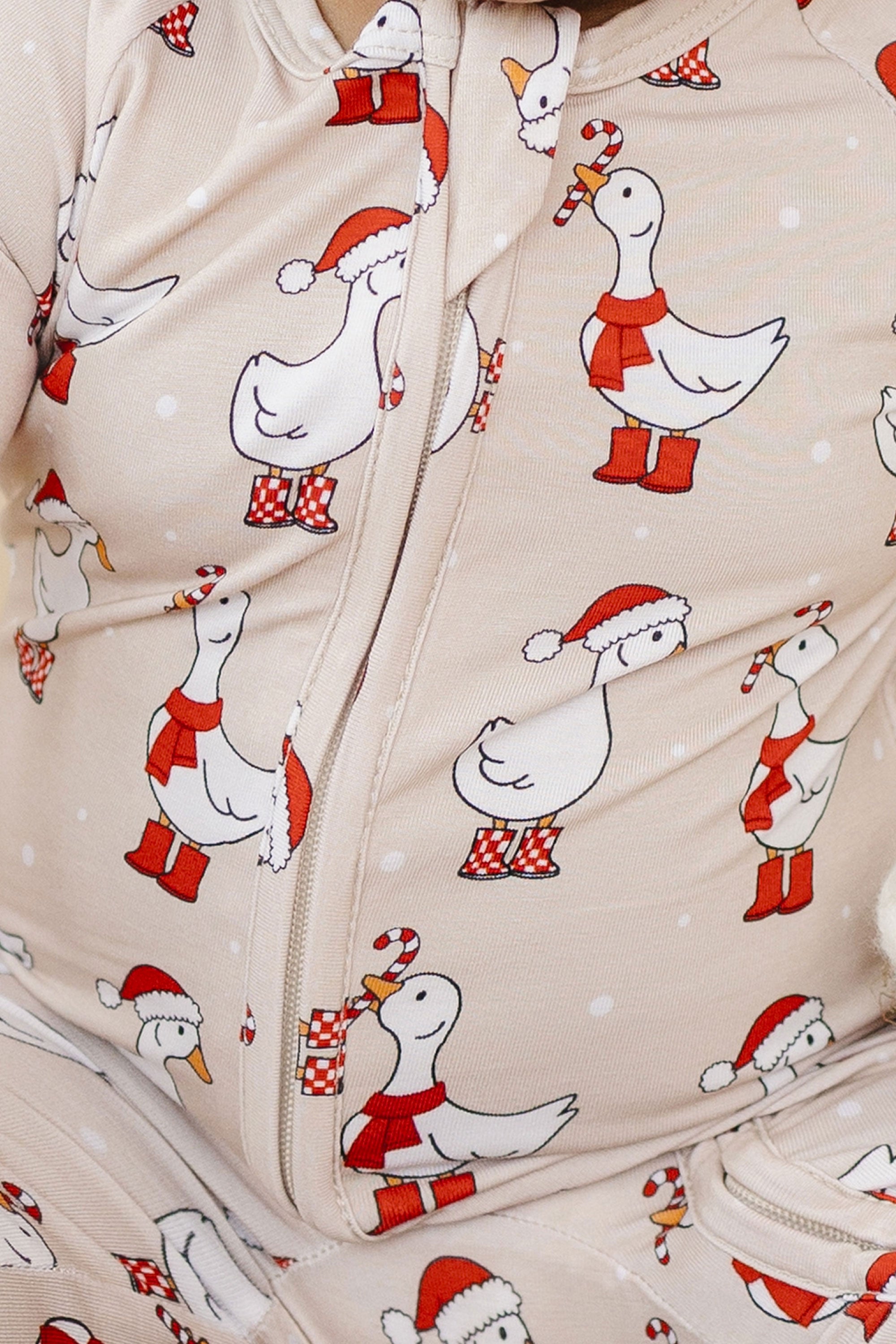 Bamboo Zip Romper | Merry Goose
