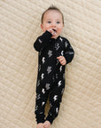 Bamboo Zip Romper | Ink Bolts