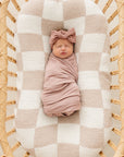 Dusty Rose Bamboo Stretch Swaddle