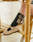 High Rise Bow Socks