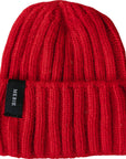 Red Chunky Knit Beanie