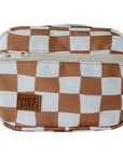 Rust Wavy Checkered Mini Fanny Pack