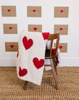 Hearts Plush Blanket