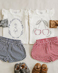 Cherry Ruffle Tee