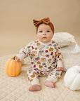 Fall Picnic Kids Jogger Set Cotton Lounge Outfit