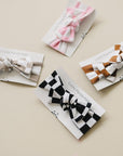 Checkered Headband | Copper