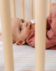 Rainbow Stripe Crib Sheet