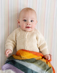 Rainbow Stripe Crib Sheet