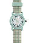 Classic Learning Watch Silicone Stainless Steel Fern Plaid