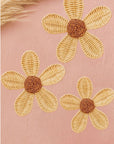 Rattan Daisy Wall Decor | Boho Nursery Wall Art | Kids Room Flower Wall Hanging | Handmade Natural