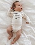 Home is Where Mama is Organic Bodysuit Long Sleeve