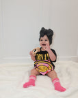 Paige Kids and Family Socks | Pink Stripe Everyday Crew Socks