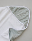 Desert Sage Muslin Hooded Towel