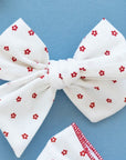 Indy Bloom- Red | Oversized Hand-tied Bow
