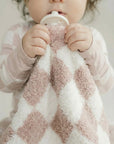 Checkered Plush Lovey | Latte