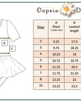 Blue Flower Check Skirted Leotard | Girls Dance & Gymnastics Leotard