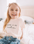 Mama Is My Bestie Organic Kids T-shirt