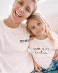 Mama Is My Bestie Organic Kids T-shirt