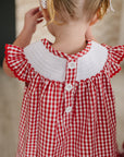 Gingham Strawberry Dress
