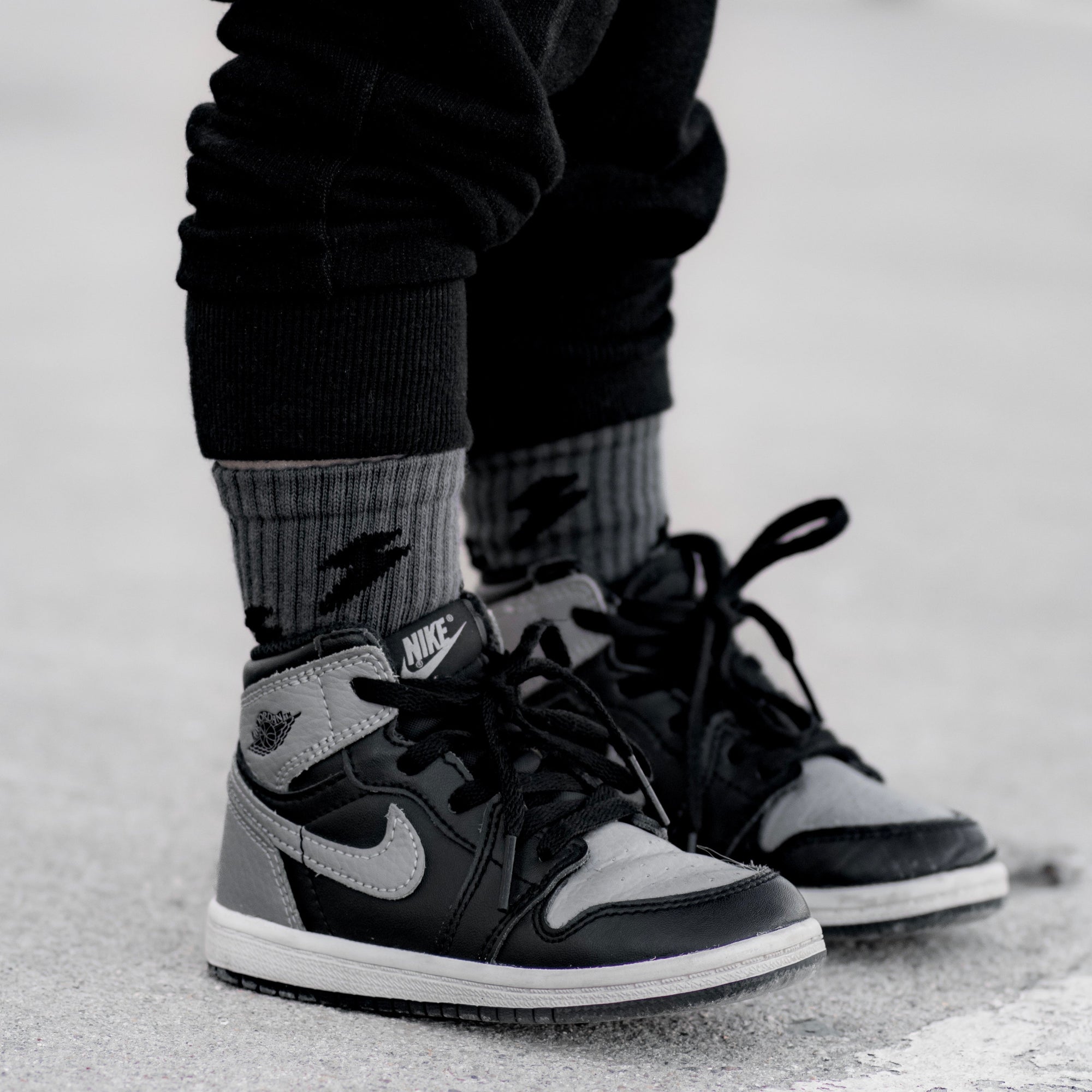 Storm Lightning Kids Socks | Baby Toddler &amp; Big Kids Grip Socks