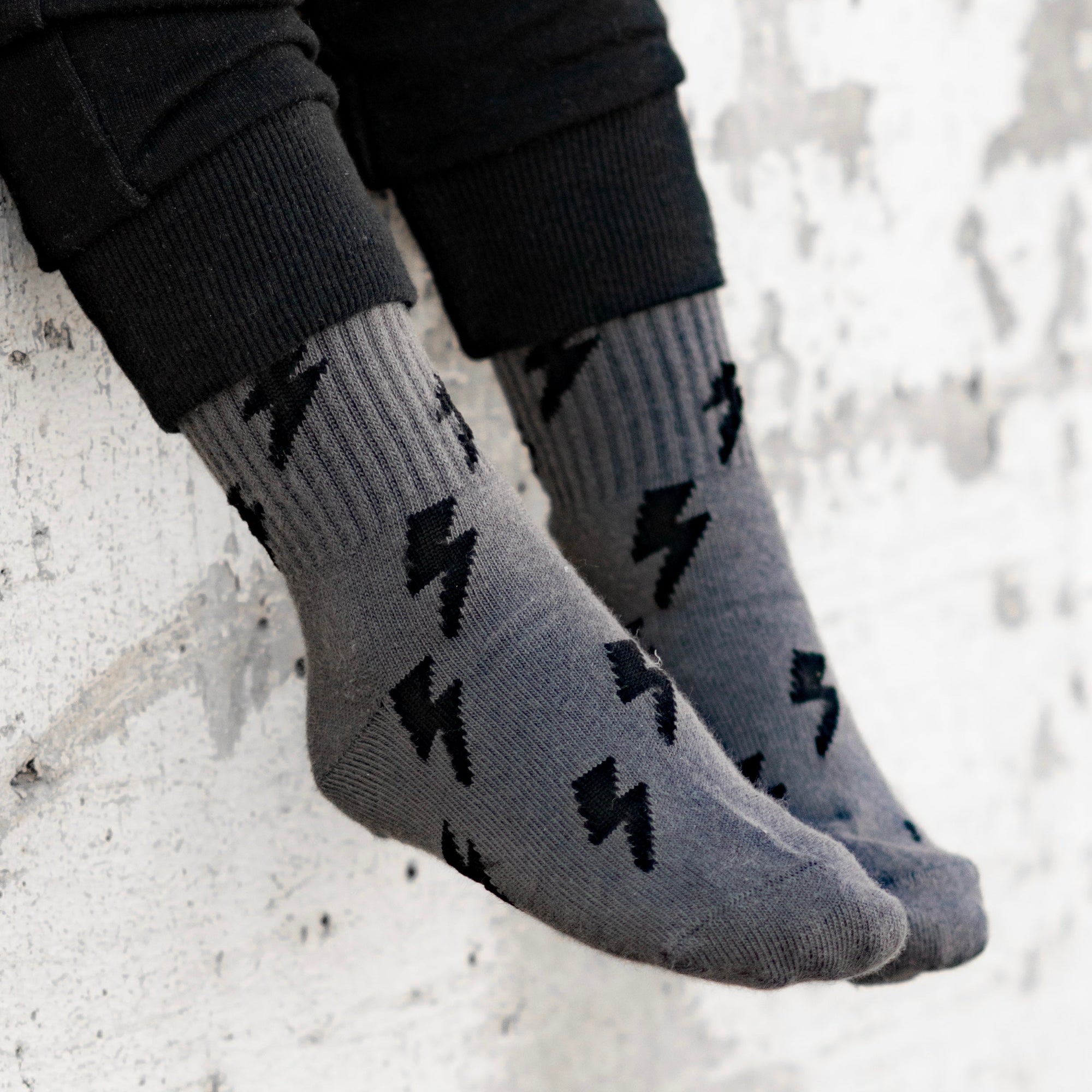 Storm Lightning Kids Socks | Baby Toddler &amp; Big Kids Grip Socks