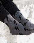 Storm Lightning Kids Socks | Baby Toddler & Big Kids Grip Socks