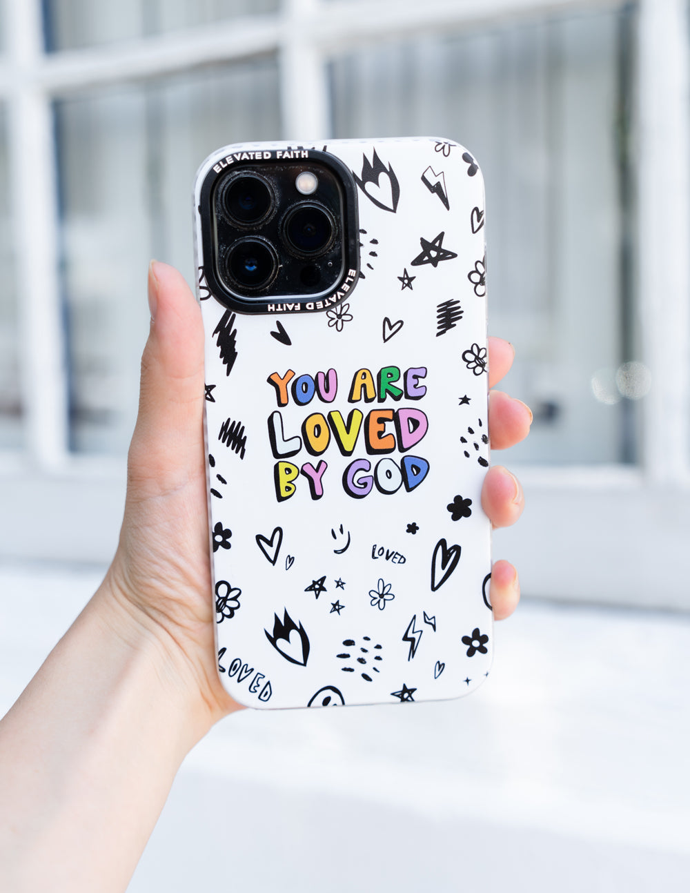 White You Are Loved By God Phone Case | Faith Based Christian iPhone Case