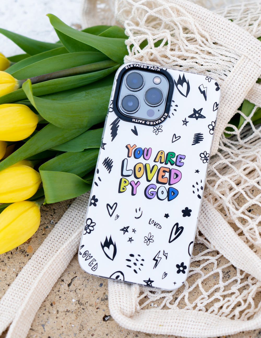 White You Are Loved By God Phone Case | Faith Based Christian iPhone Case