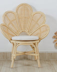 The Blooming Rattan Flower Stem – Handcrafted Boho Wall & Room Decor